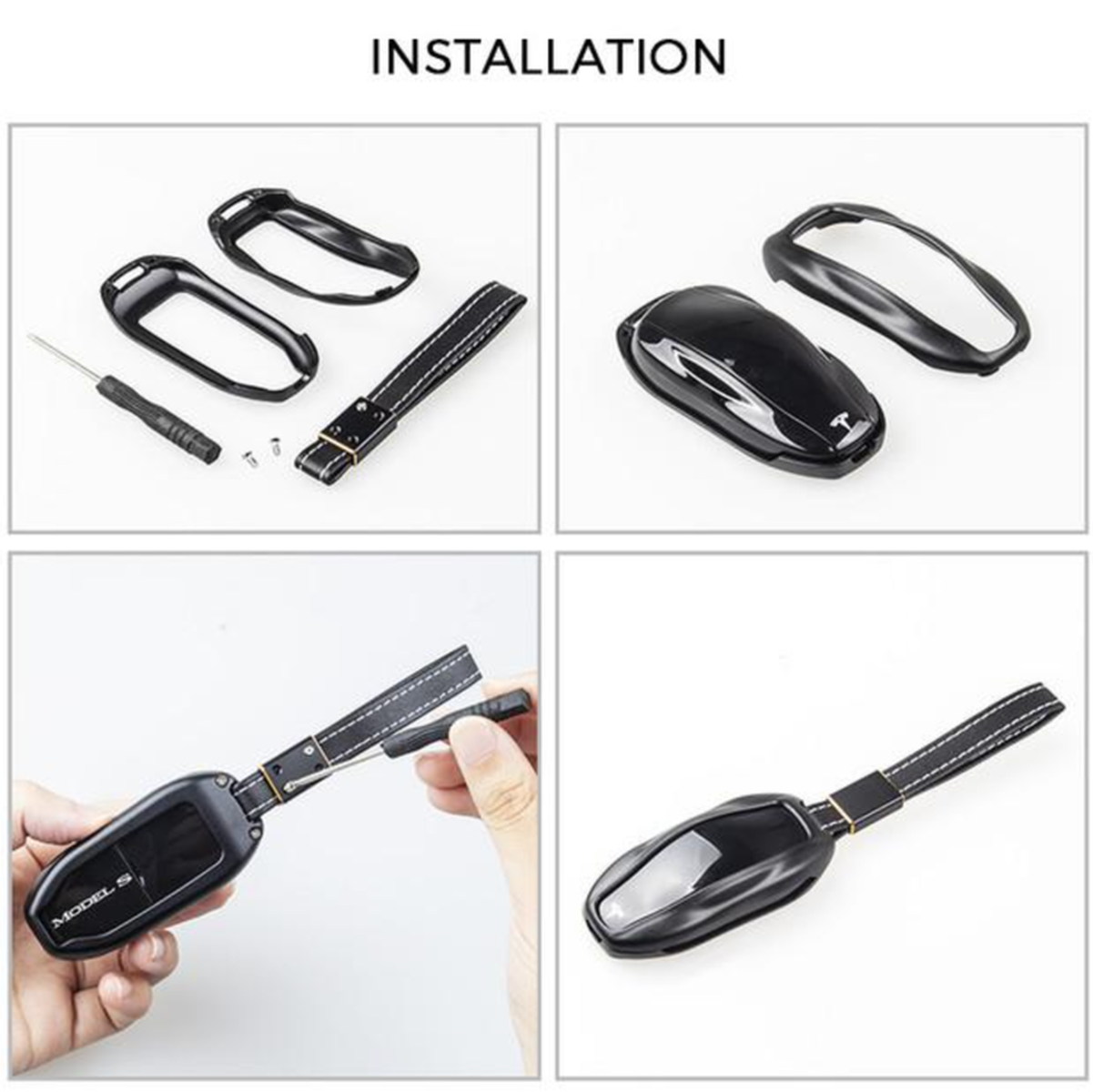 Model X -avaimenperän suojaus useita värejä metallia