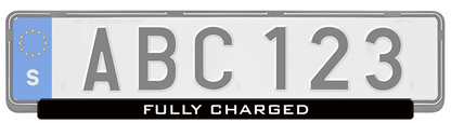 License Plate List with Text
