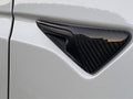 Tesla Sidoblinkers Kolfiber Matt / Blank