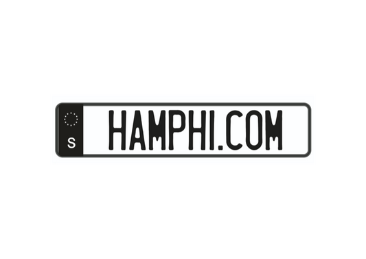 Hamphi.com registreringsskilt