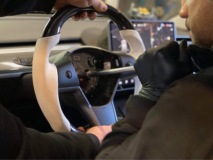 Model 3 & Y steering wheel blank carbon fiber