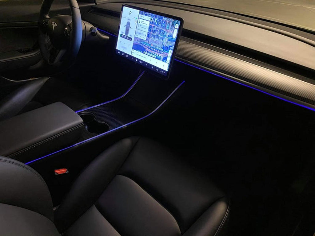 LED strip Appstyrd Flera Färger Tesla Model 3 & Y