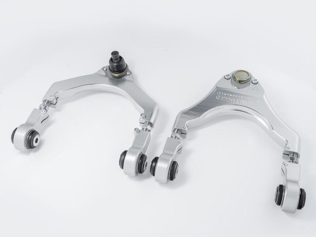 Adjustable Front Upper Control Arms Unplugged Performance Tesla Model 3 & Y
