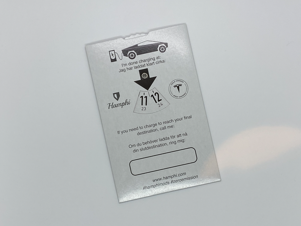 P-skiva Laddning Elbil