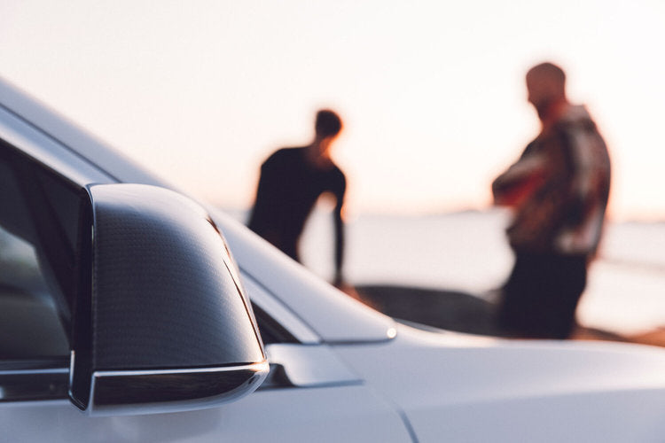 Sidespejle Kulfiber Blank Tesla Model 3