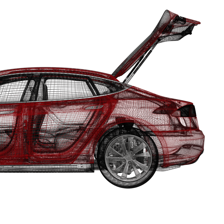 Amptech - Model S eldriven trunk 2012-2016