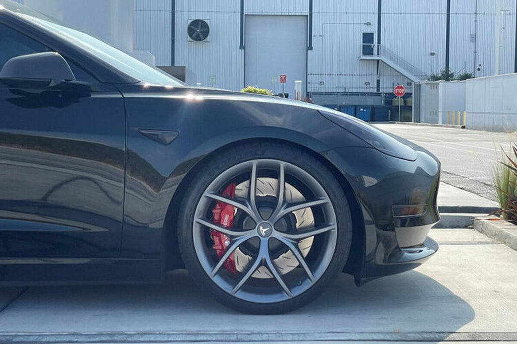 UP x PFC 6 Piston Front Big Brake kit Unplugged Performance Model 3/Y