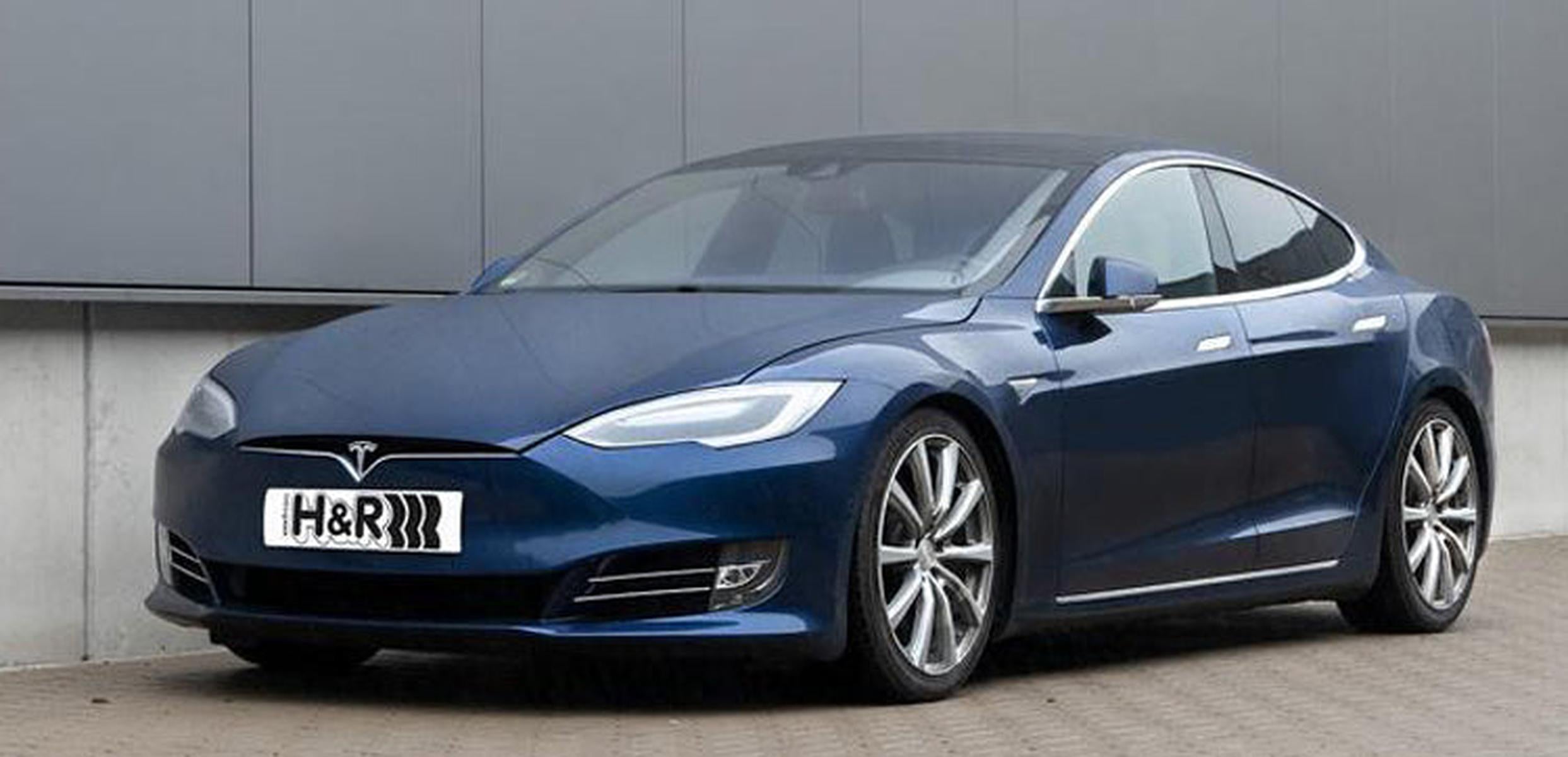 Sänkningsfjädrar AWD H&R Tesla Model S
