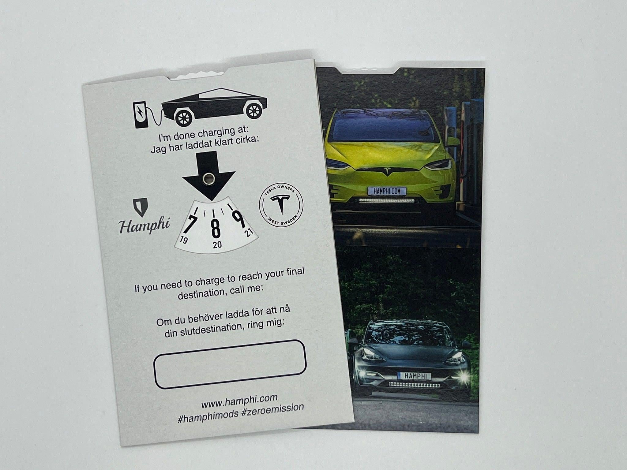 P-skiva Laddning Elbil