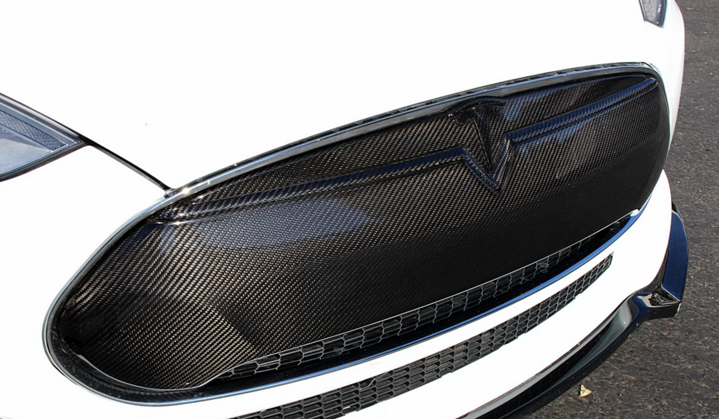 Model S 2012-2016 carbon fiber grill
