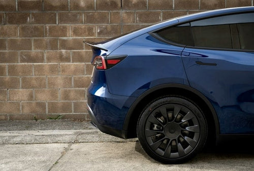 Tesla Model Y Spoiler / Wing carbon fiber matte