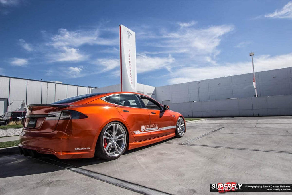 Unplugged Performance - Model S Rear Under Spoiler and Diffuser System (2012-2016.5)