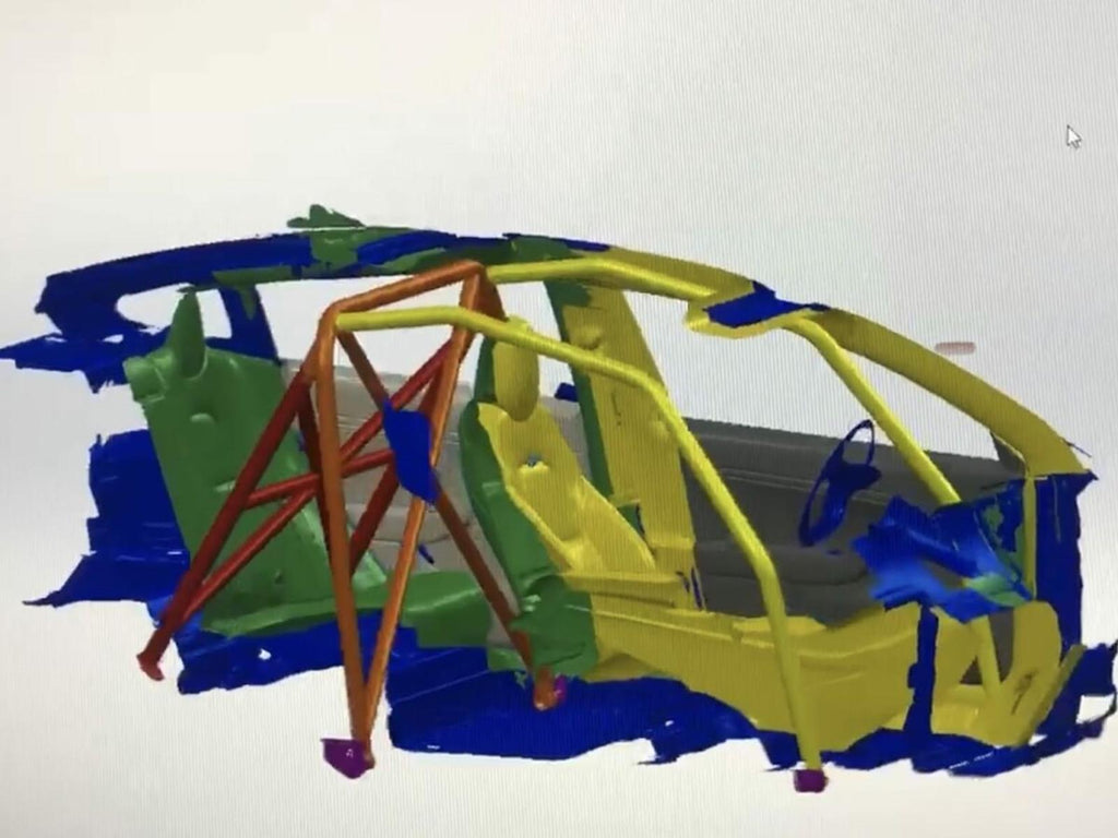 Bolt-In 4 Point Harness Bar System Unplugged Performance Model 3