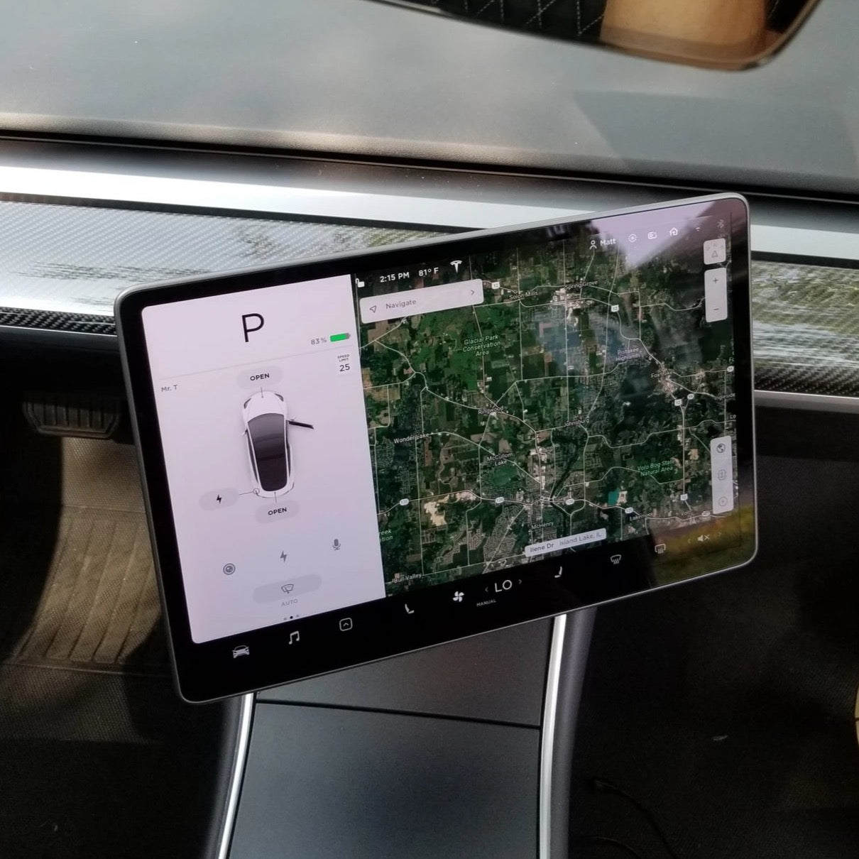 Model 3 & Y Swivel Tesla Screen