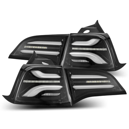 T-sportline - Model 3/Y Alpharex LED-takavalot takana