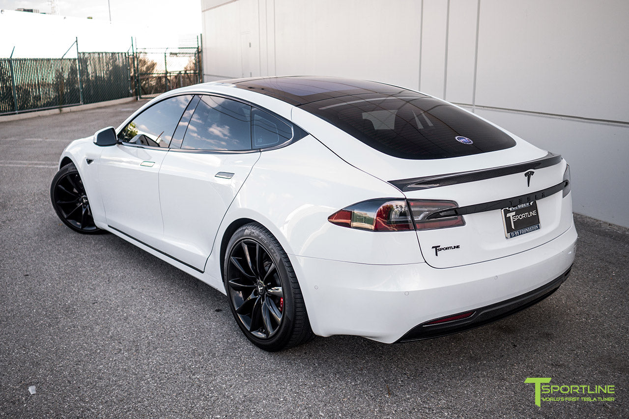 T-sportline - Model S Carbon Fiber Rear Diffuser