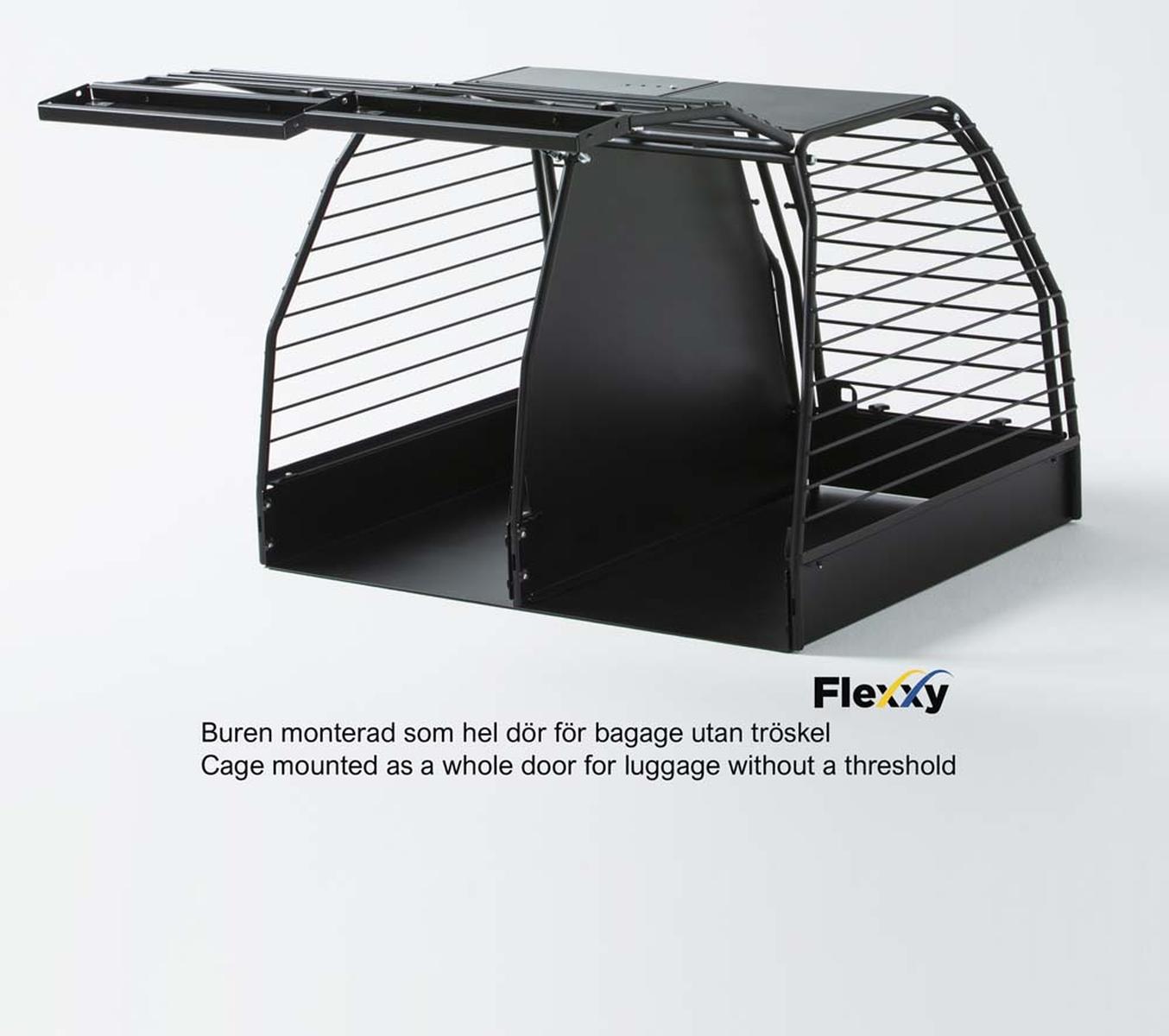Hundbur Flexxy dubbel M