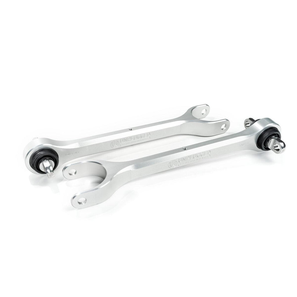 Billet Rear Trailing Arm Set (Lower Aft Link) Unplugged Performance Tesla Model S & X Plaid