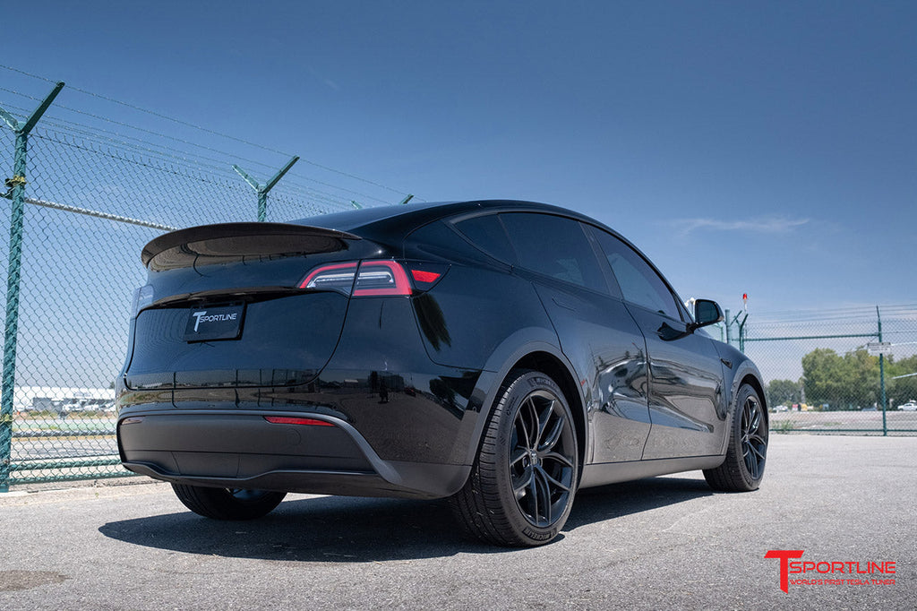 T-sportline - Model Y carbon fiber executive trunk spoiler