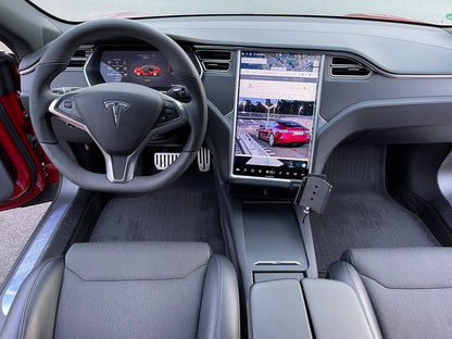 Model S & X steering wheel matt carbon fiber