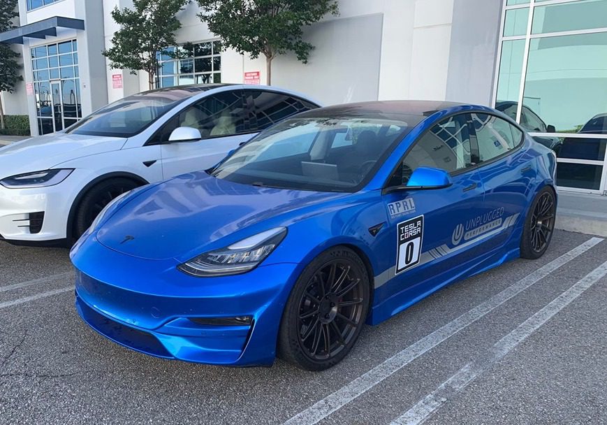 Unplugged Performance - Model 3 Ascension Side Skirt Set