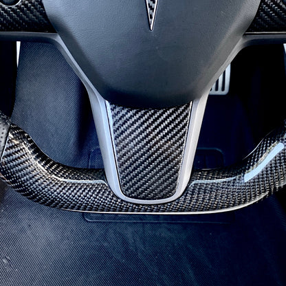 Model 3 & Y steering wheel blank carbon fiber