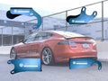 Sports Dynamic Air Suspension Upgrade Kit Unplugged Performance Tesla Model S 2012-2020