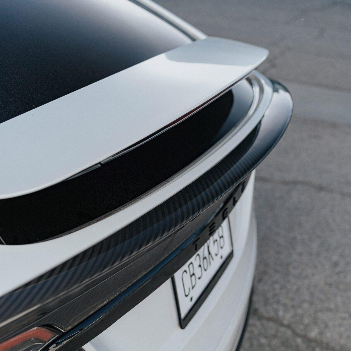 UP x Koenigsegg - Model X Carbon Fiber Long Tail Decklid Spoiler