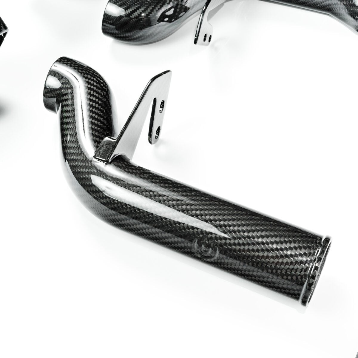 Unplugged Performance - Model S plaid Carbon Fiber Racing Brake Duct Kit (front) 2021+