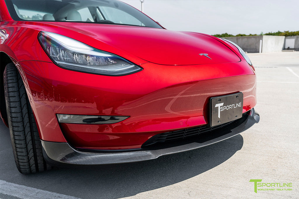 T-sportline - Model 3 Carbon Fiber Front Apron
