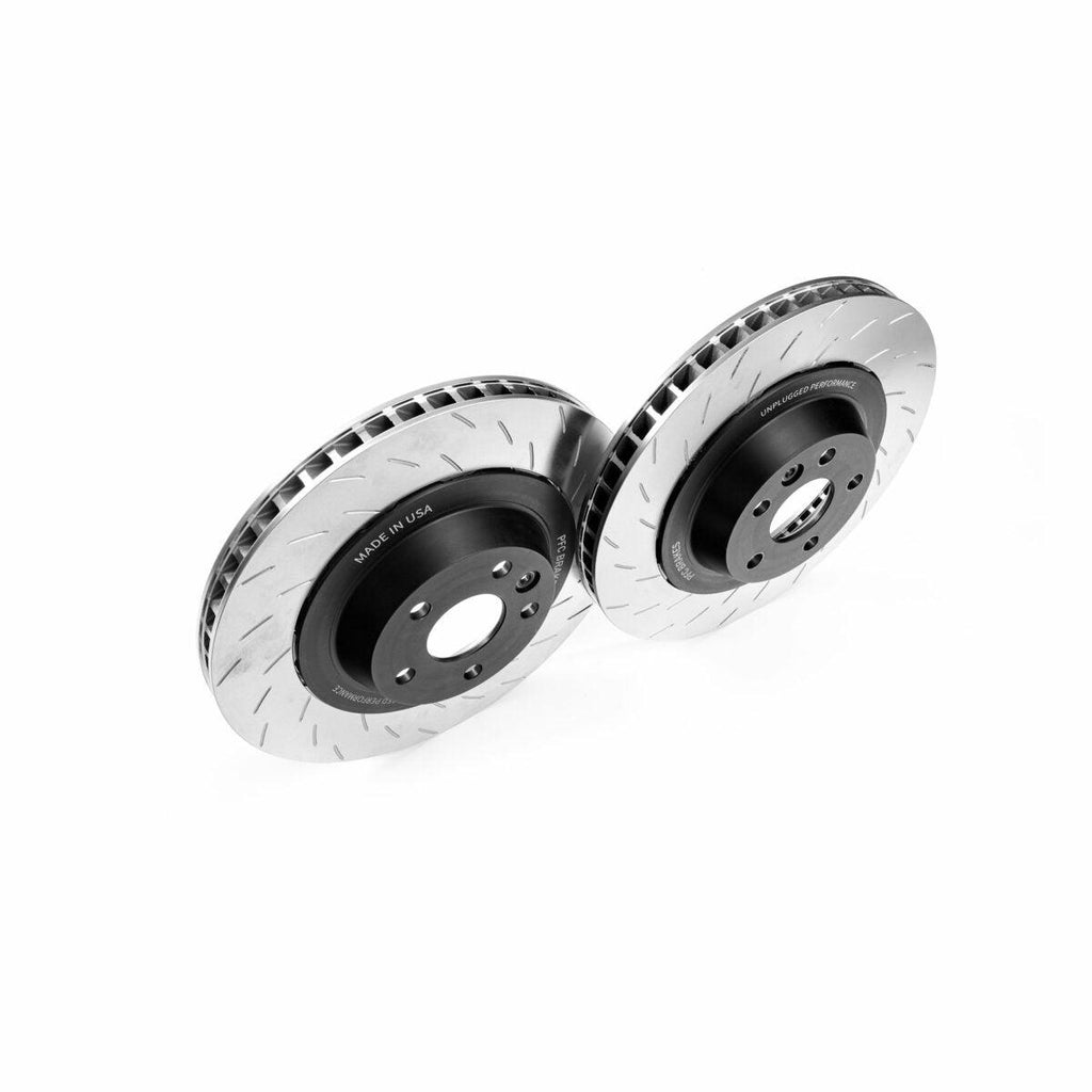 UP x PFC Large Sweep Brake Rotor and Pad Set (for OEM Caliper) Bak Unplugged Performance Model S/X 2021+