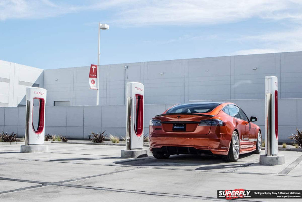 Unplugged Performance - Model S Rear Under Spoiler and Diffuser System (2012-2016.5)