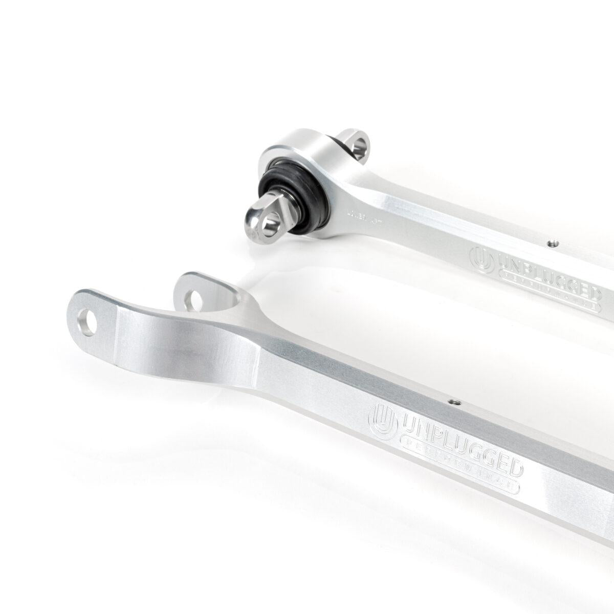 Billet Rear Trailing Arm Set (Lower Aft Link) Unplugged Performance Tesla Model S & X Plaid