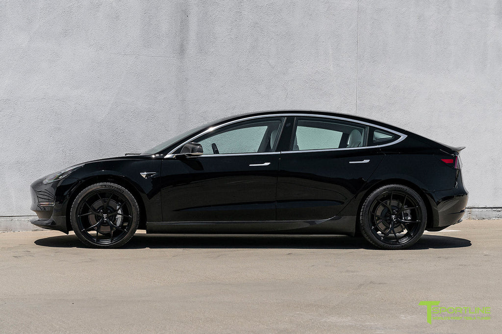 T-sportline - Model 3 sideskørter i kulfiber (sæt med 2)