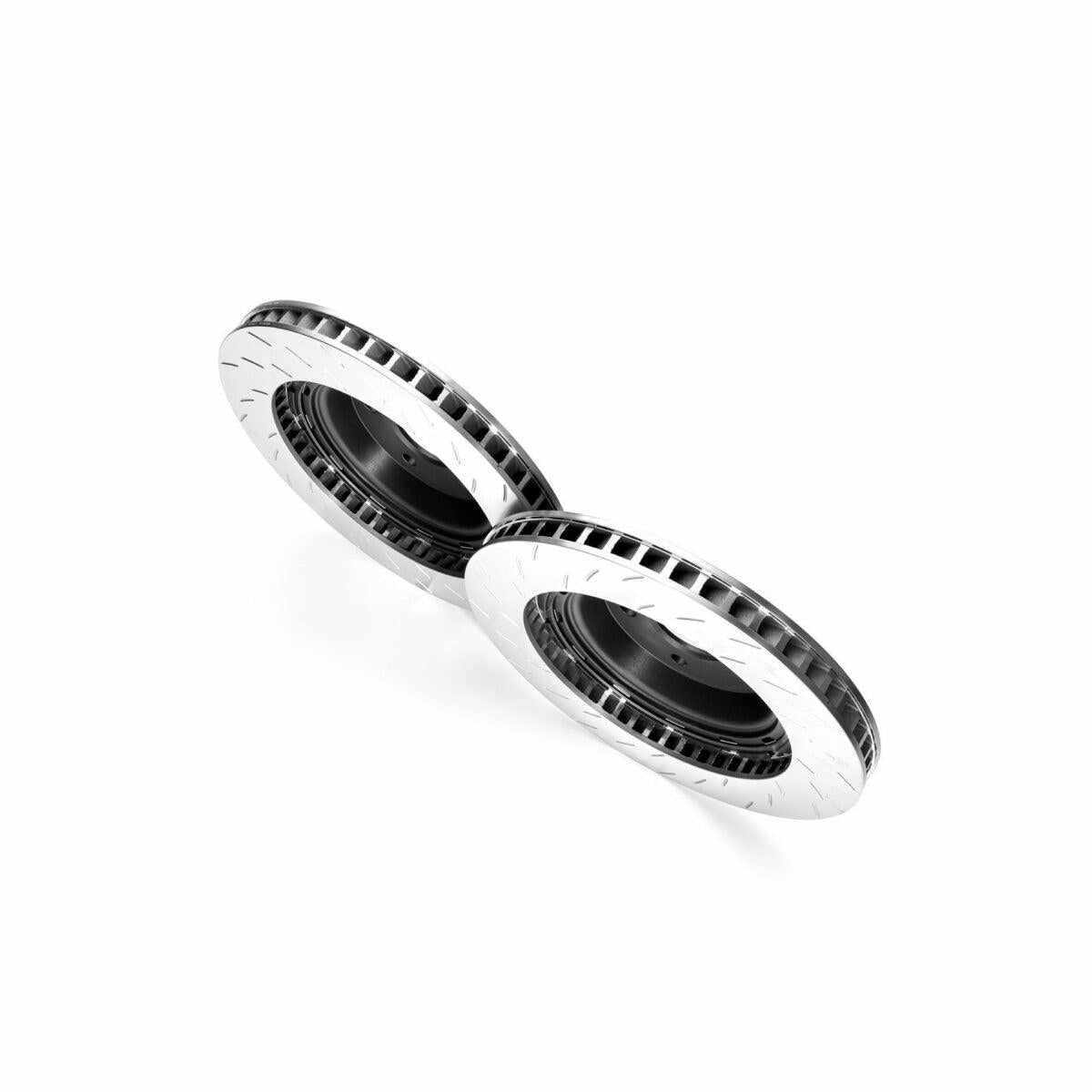 UP x PFC Large Sweep Brake Rotor and Pad Set (for OEM Caliper) Bak Unplugged Performance Model S/X 2021+