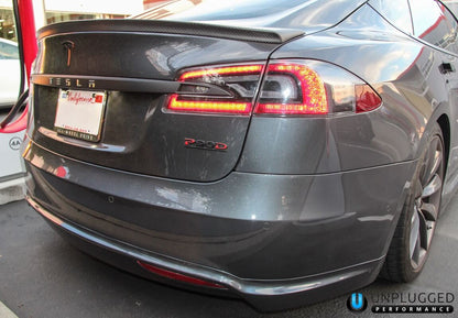 Unplugged Performance - Model S Rear Under Spoiler and Diffuser System (2012-2016.5)