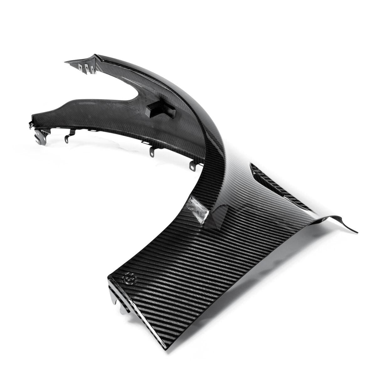Carbon Fiber Ascension-R Front Wide Fender set Unplugged Performance Model 3