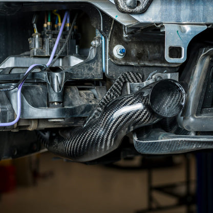 Unplugged Performance - Model S plaid Carbon Fiber Racing Brake Duct Kit (front) 2021+.