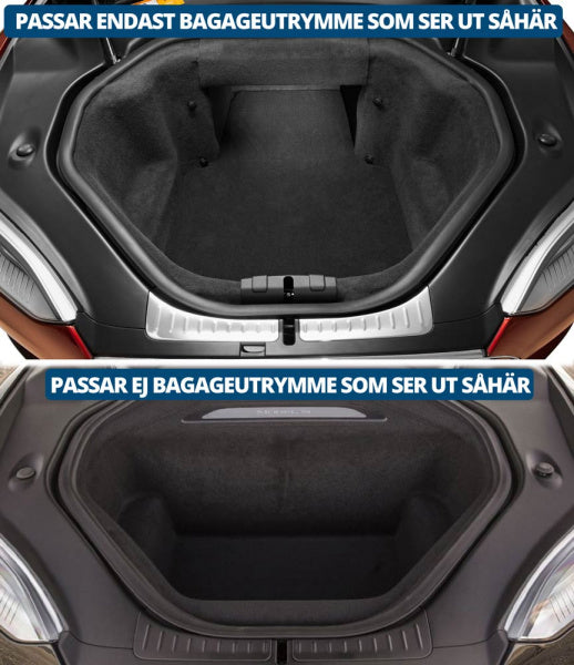 Frunk Carpet Tesla Model S RWD 2012-2016