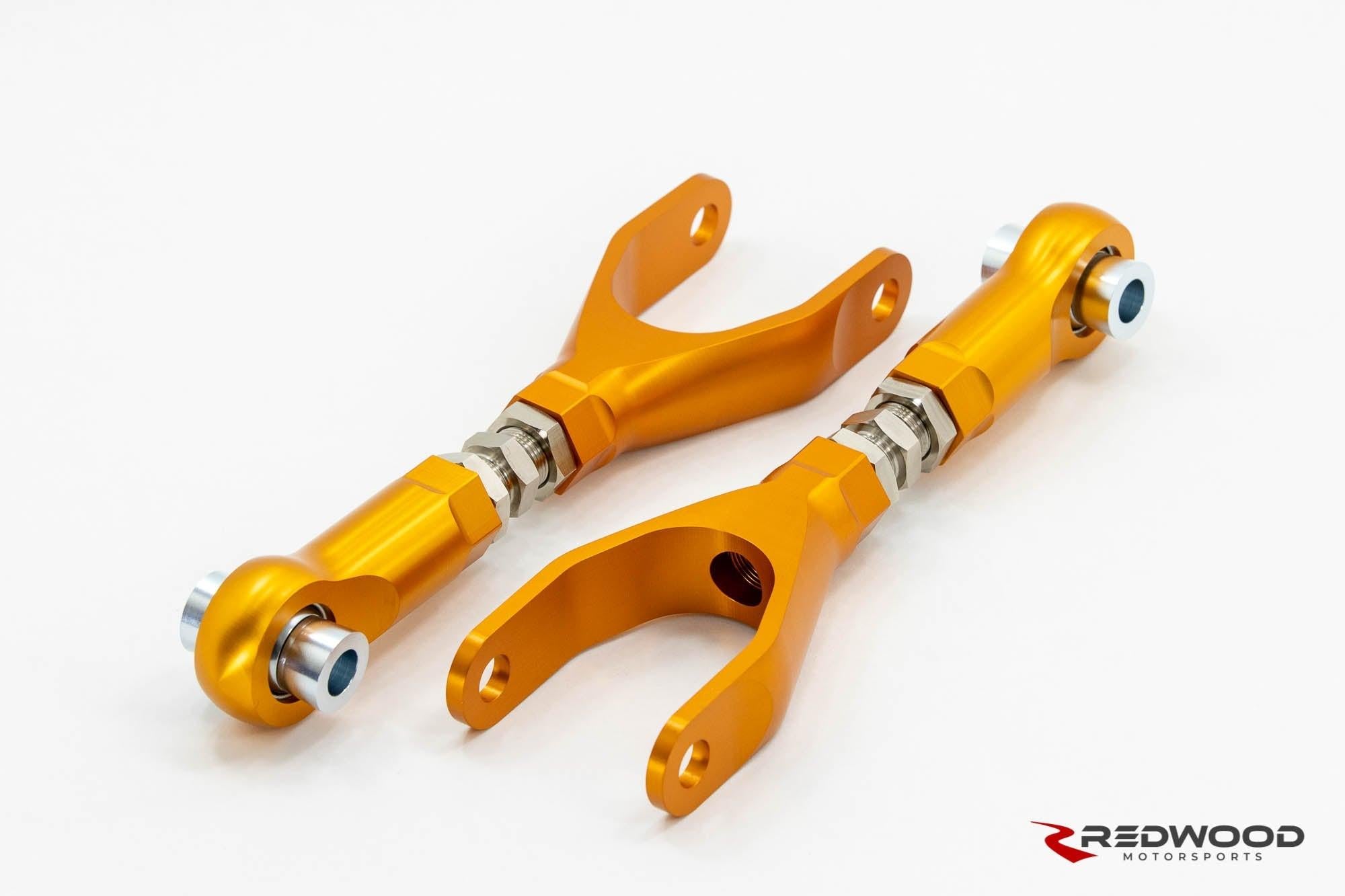 Redwood Motorsports - Model 3/Y Spherical Bearing Rear Control Arms Camber/Toe Adjustment