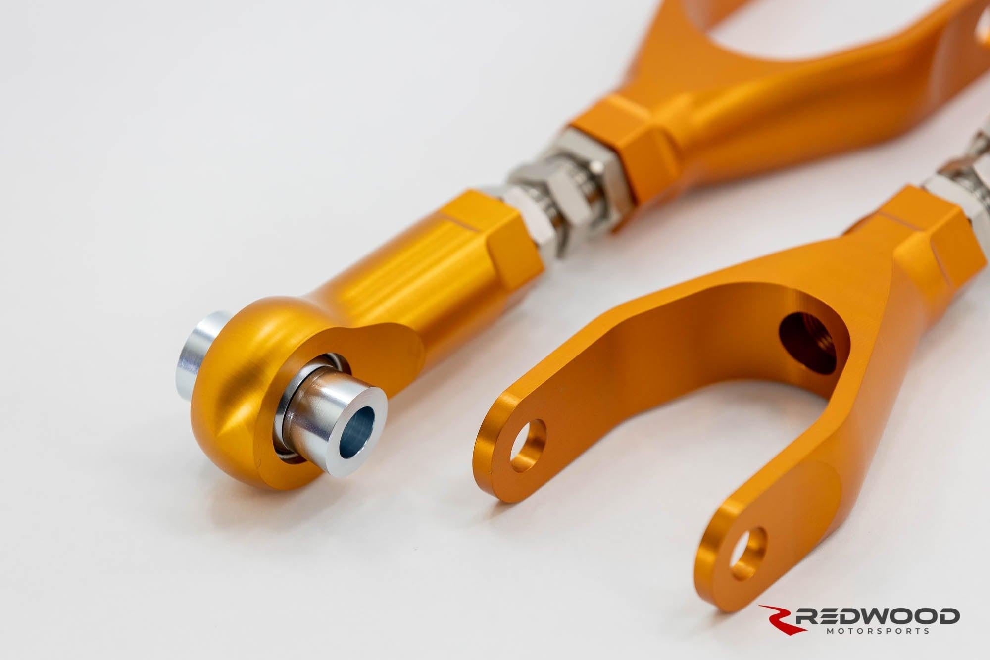 Redwood Motorsports - Model 3/Y Spherical Bearing Rear Control Arms Camber/Toe Adjustment