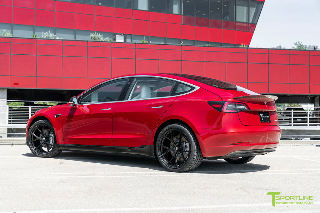T-sportline - Model 3 sideskørter i kulfiber (sæt med 2)