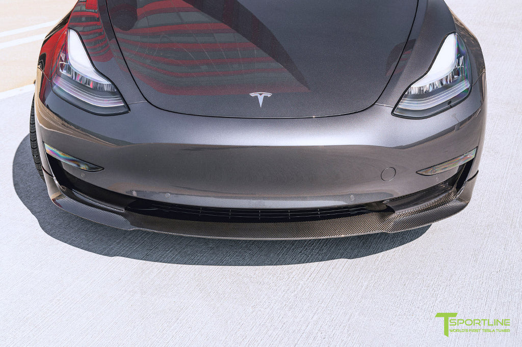 T-sportline - Model 3 Carbon Fiber Front Apron