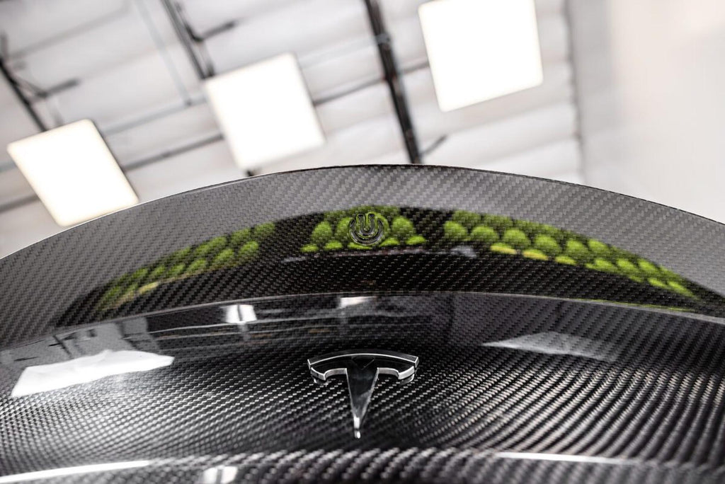 Unplugged Performance - Model 3 Lightweight High Efficiency Carbon Fiber Trunk