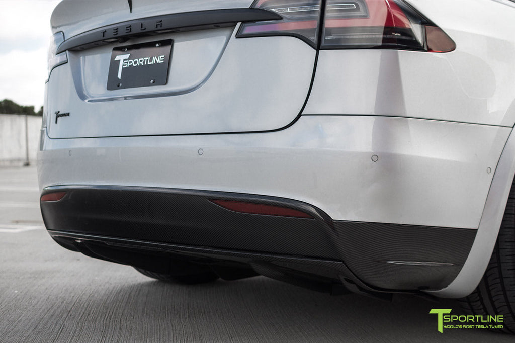 T-sportline - Model X Carbon Fiber Rear Diffuser