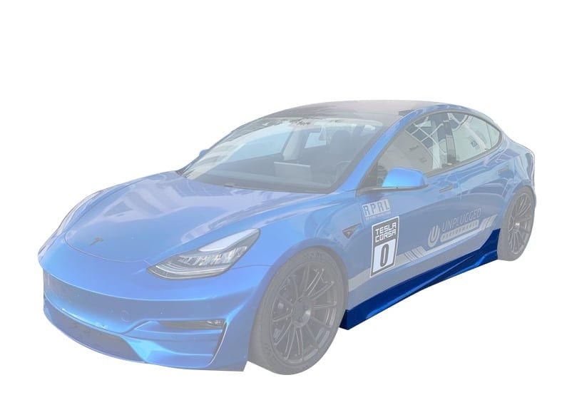 Unplugged Performance - Model 3 Ascension Side Skirt Set