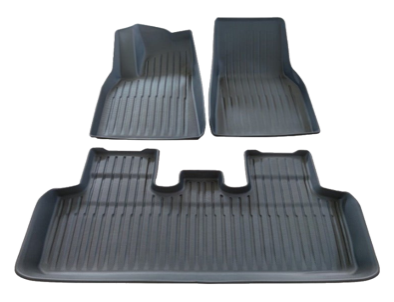 Model Y rubber mats small pack TPE + XPE
