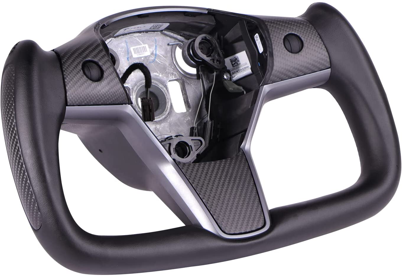 Model 3 & Y Yoke steering wheel matt carbon fiber