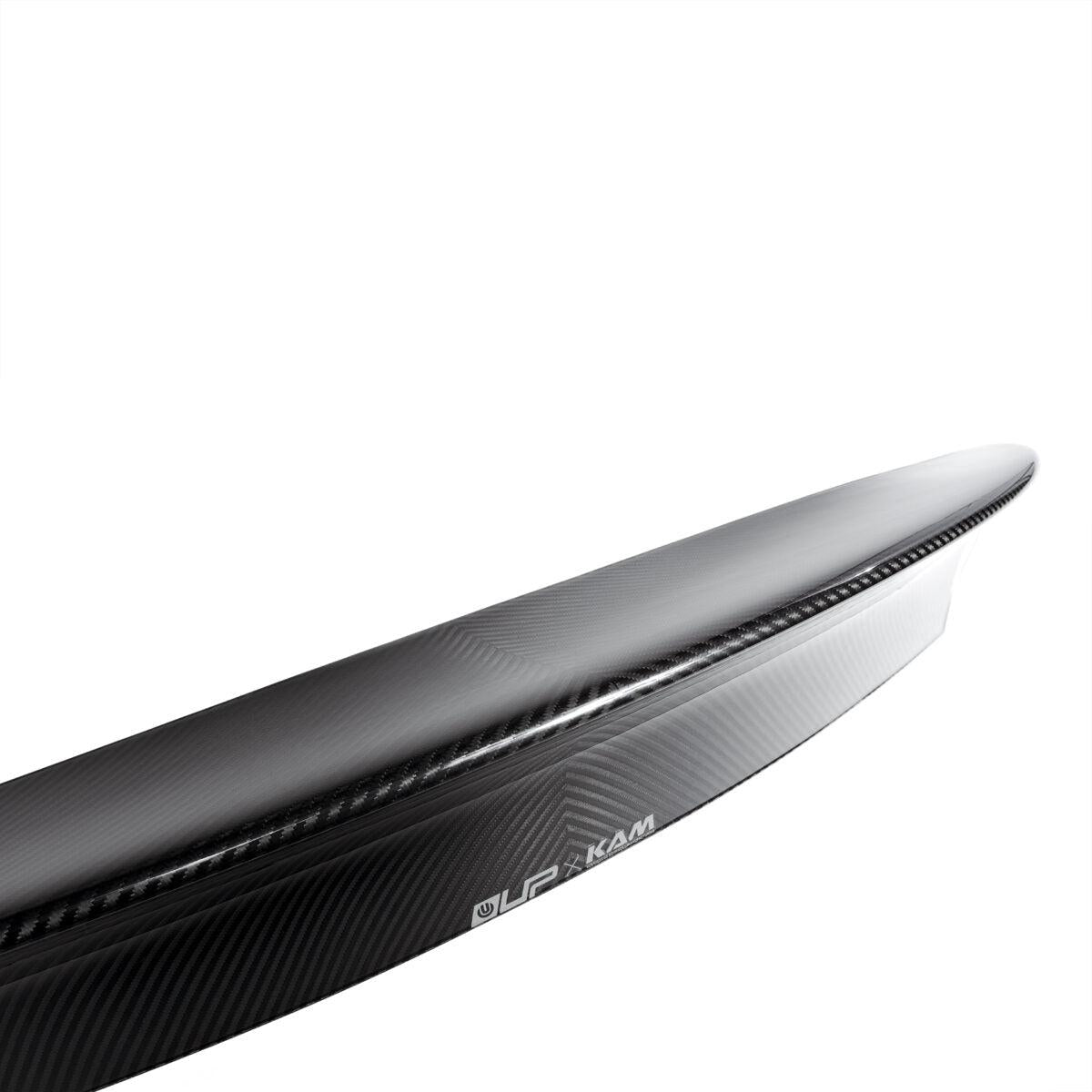 UP x Koenigsegg collaboration - Model S Carbon Fiber Long Tail Trunk Spoiler