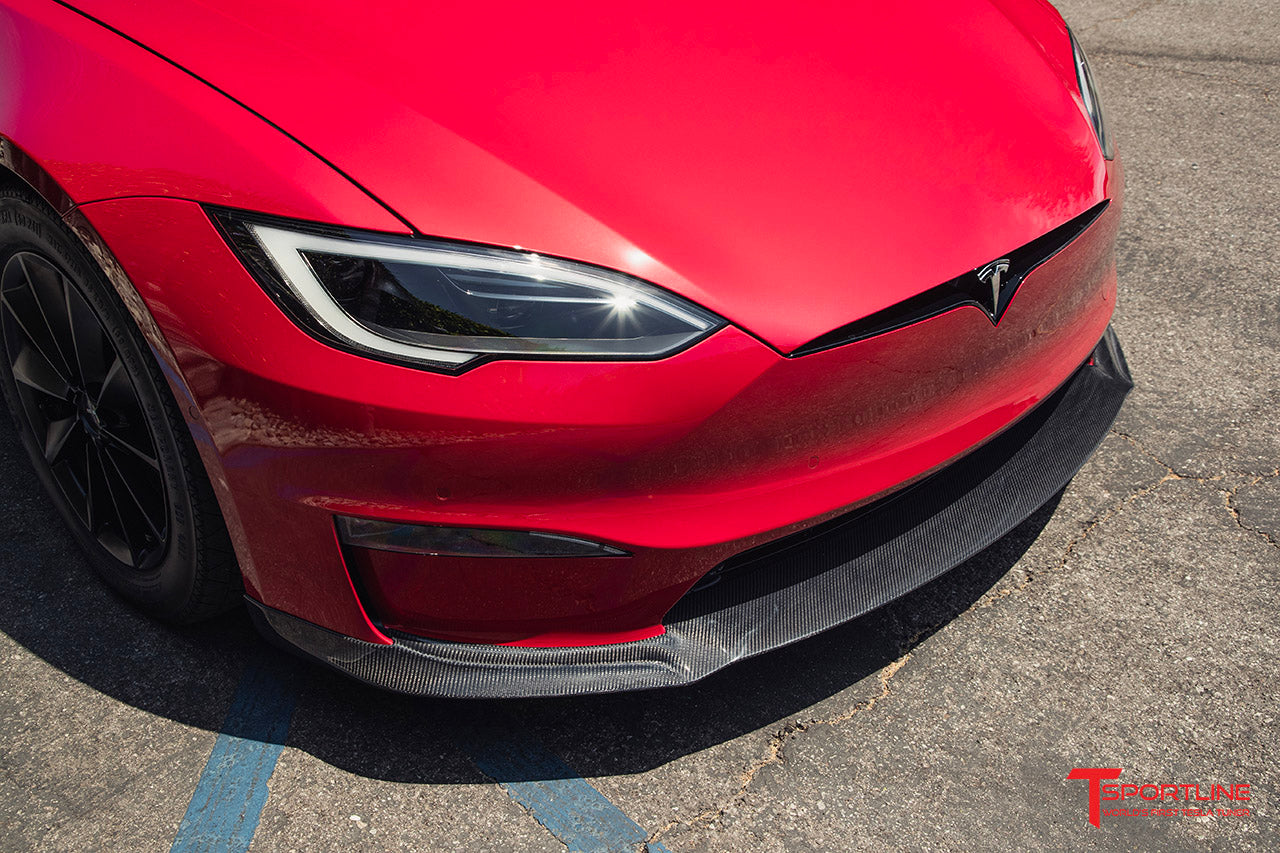 T-sportline - Model S forklæde i kulfiber 2021+